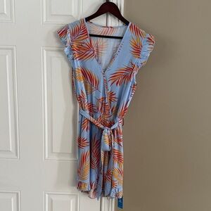 Cupshe Tropical Leaf Print Romper